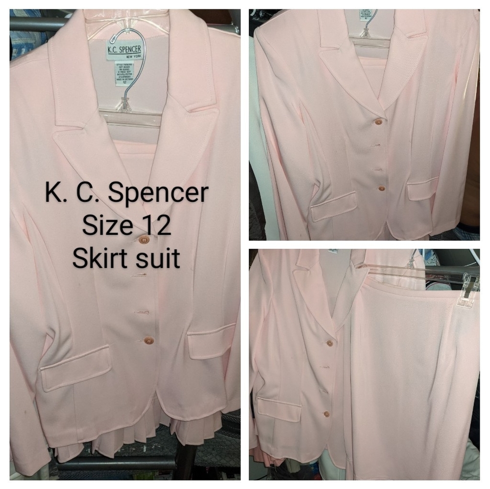 K.C. Spencer Skirt Suit size 12
